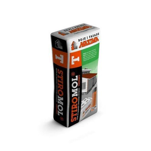 Jednokomponentni elastični suvi tip građevinskog lepka STIROMOL Thermo 25kg MAXIMA